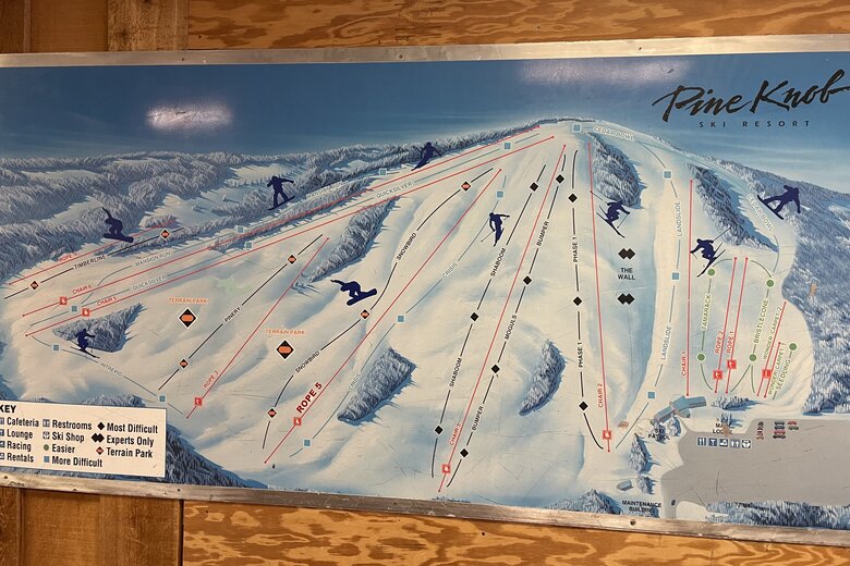 スキー場案内図