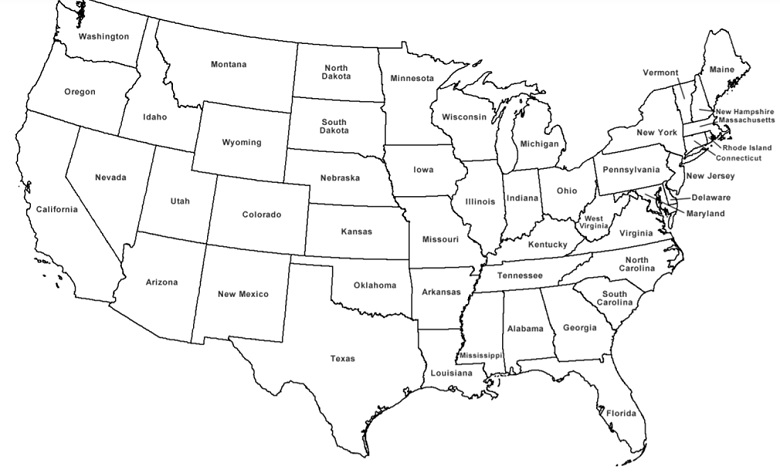 アメリカ観光地 写真や地図 州名から探す つきらいふ In The Usa