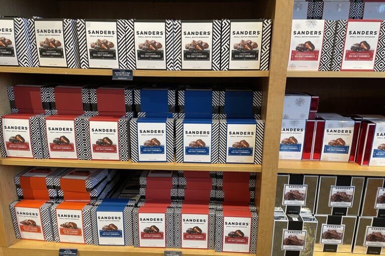 ミシガン土産・ギフト｜キャラメル入りチョコレート『SANDERS(サンダース)』 つきらいふ in the USA