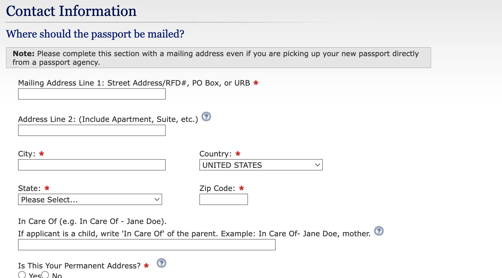 赤ちゃんのアメリカパスポート申請
